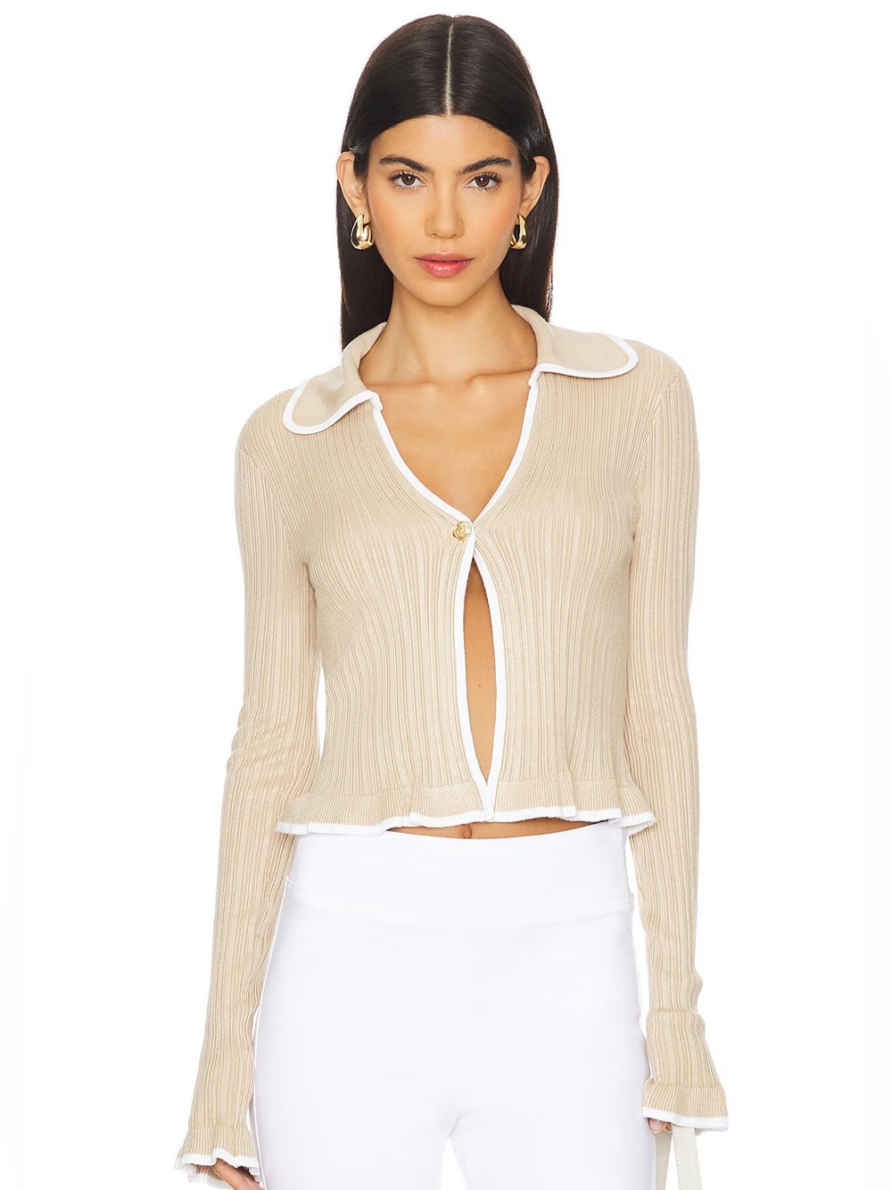 Majorelle Palila Cardigan in Beige M NWOT